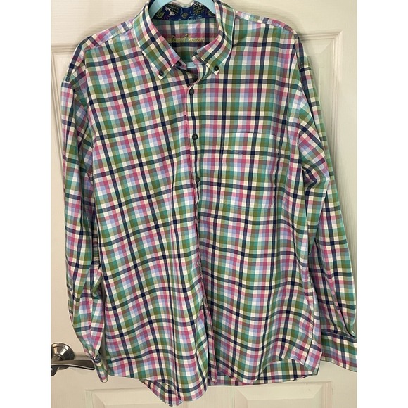 Alan Flusser Other - Alan‎ Flusser Men's Long Sleeve Button Up XL Plaid